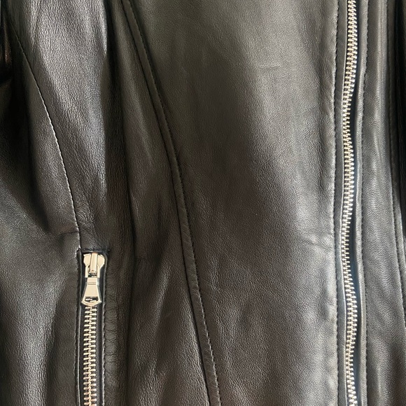 Danier Leather Premium Leather Motorcycle Jacket 3XS - Picture 5 of 9